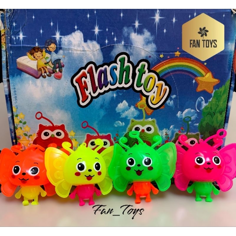 Mainan Anak Cit Cit Kupu-Kupu / Kupu-Kupu Lampu Motif Nyala LED