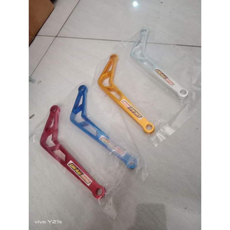 Pangkon L Coak Panjang 17cm New Breket Dudukan Knalpot L Coak New 17cm