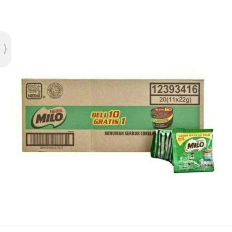 Milo Renceng / Saset 1 Dus ( 20 Renceng)