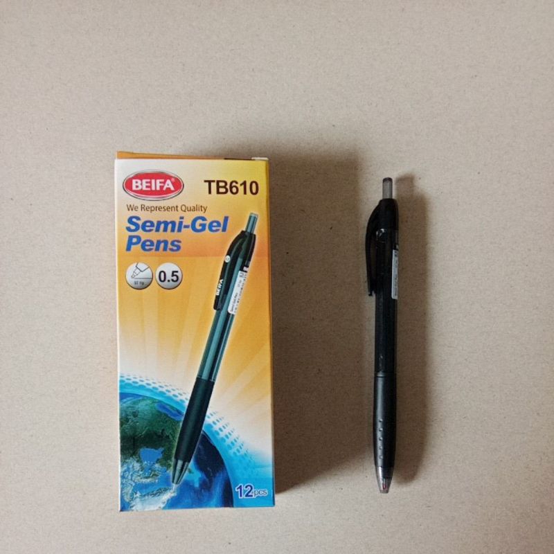 

Pulpen BEIFA Semi-Gel Pens TB610