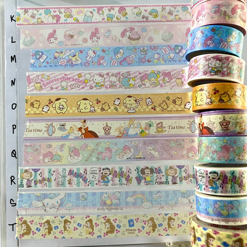 

itape Maskingtape Papertape SANRIO DISNEY