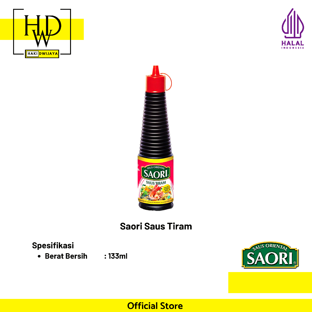 

[133ml] SAORI Saus Tiram Oriental Oyster Botol