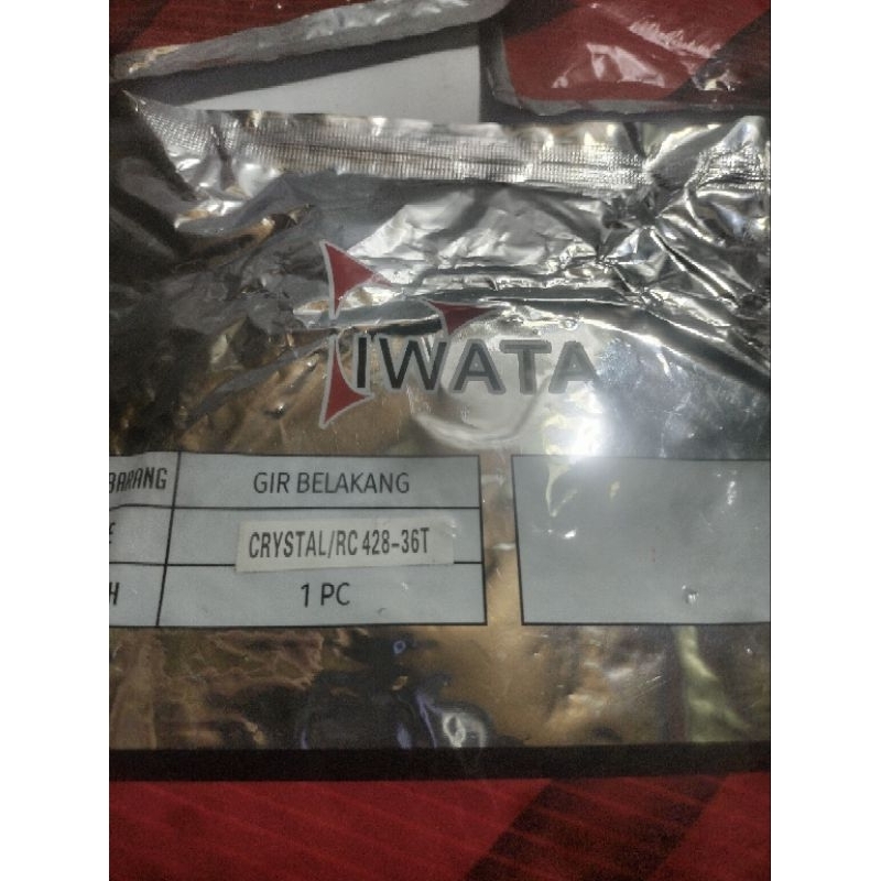 Gear ger Gir belakang Suzuki RC, Shogun,A100, Satria Satria Fu UK 30T-55T