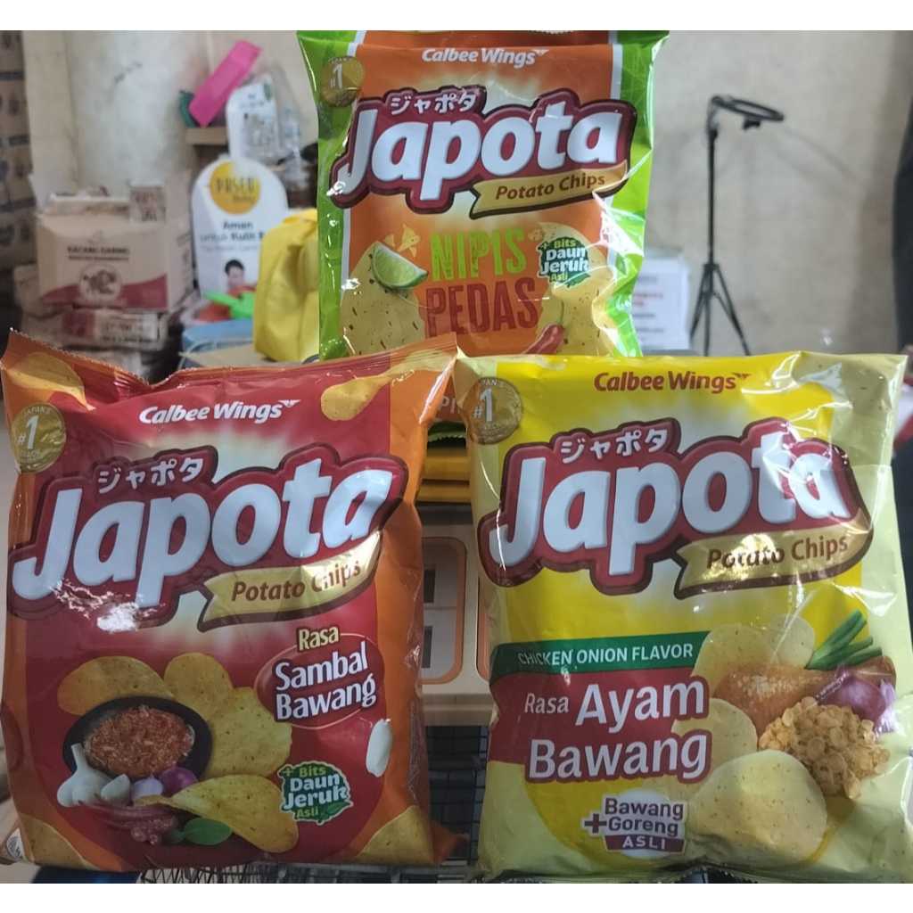 

Japota Potato Chips Varian Rasa 68 gr