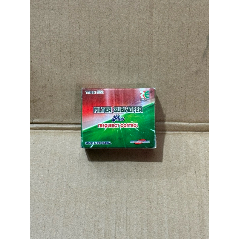 Kit Filter Subwoofer Plus Frekuensi ( 553 )