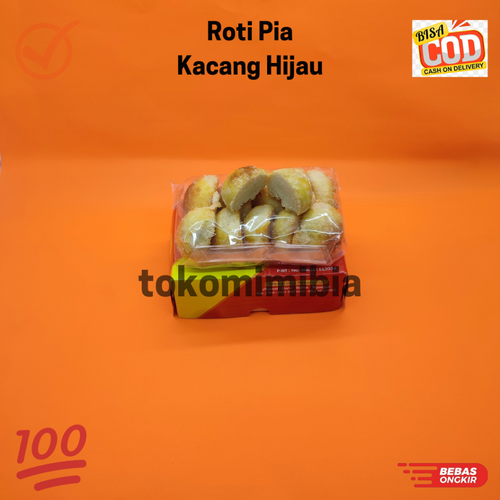 

(Fresh From Oven) Bakpia Terlaris Oleh - Oleh Khas Kediri 1 Kotak Isi 10 Pcs B