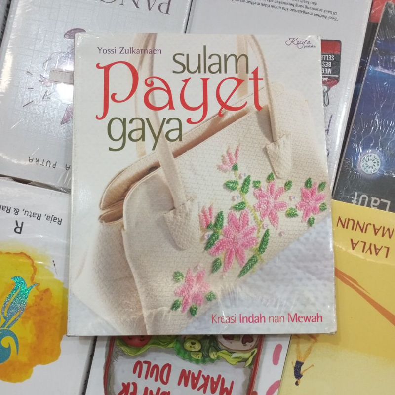 Sulam payet gaya & sulam benang, pita & payet