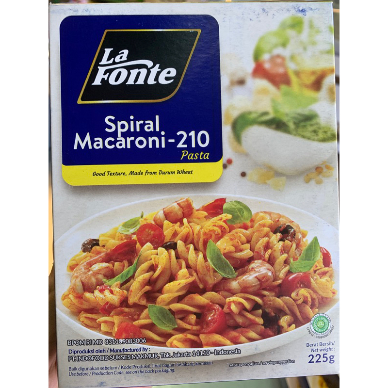 

la fonte sprial macaroni
