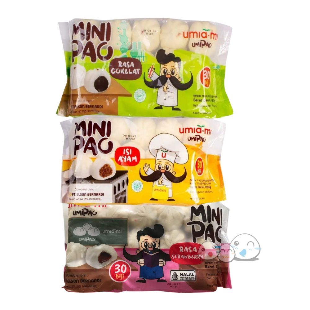 

Umiami Minipao Coklat Ayam Strawberry isi 30pcs