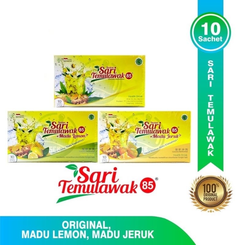 

SARI TEMULAWAK 85 Minuman Instan Healt Drink 10 sachet x 20gr