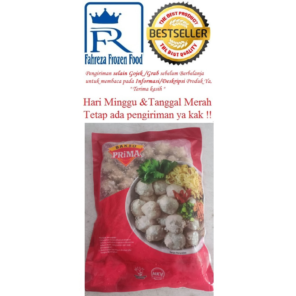 

Prima Bakso Sapi Kecil 360 Gram Isi 50Pcs Harga Promo