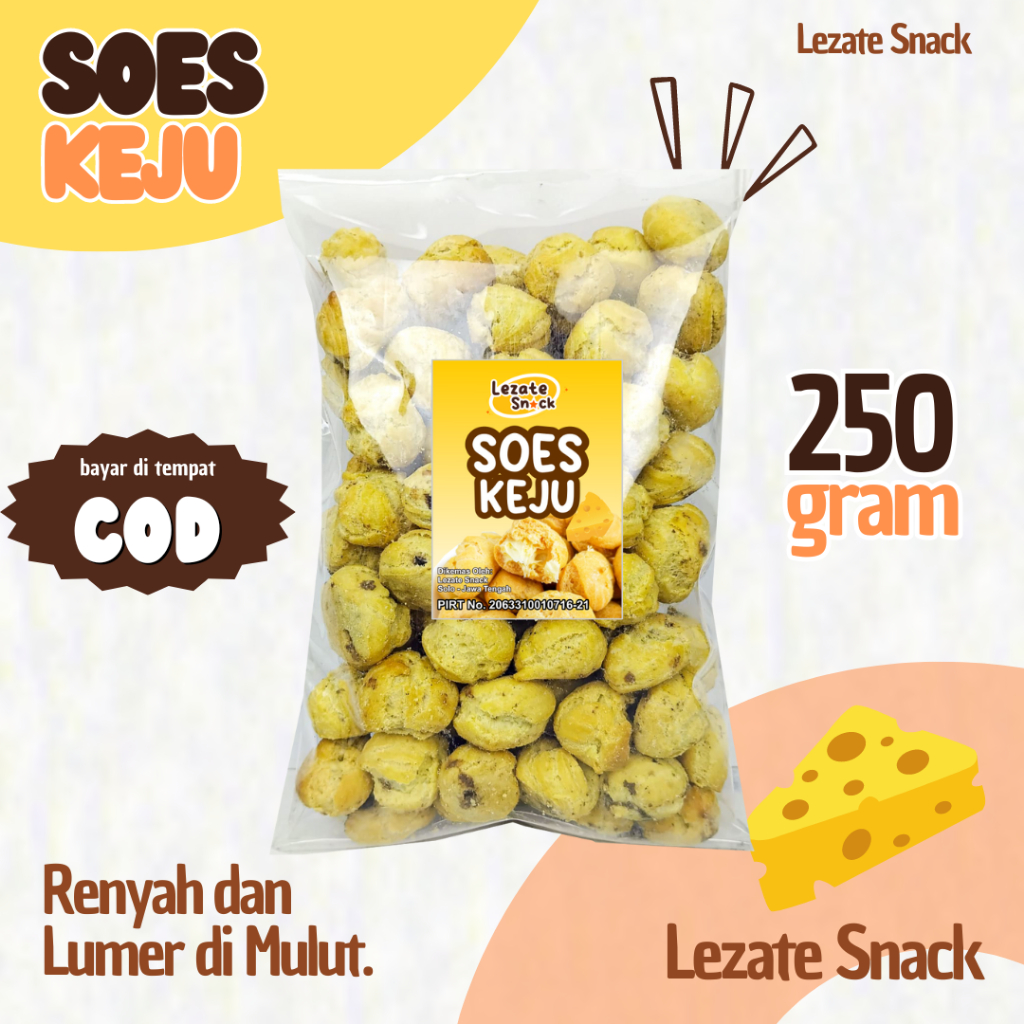 

Soes Coklat Kiloan 250gr Aneka Isian Rasa Keju Strawberry Blueberry Vanila / Sus Cokelat Sus Kering Keju Sedap Snack