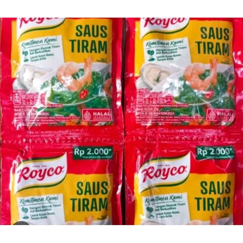 

Royco Saos Tiram 25 gr x 10 sachet