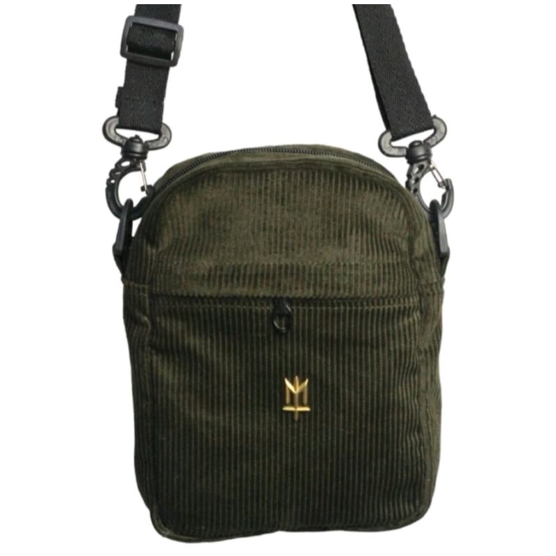 Maternal Disaster -Tas Slempang Crush Sling Bag Corduroy Army