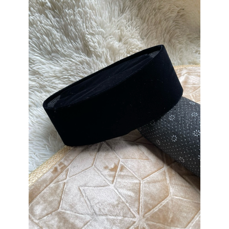 peci hitam polos murah bahan bagus saleee murah