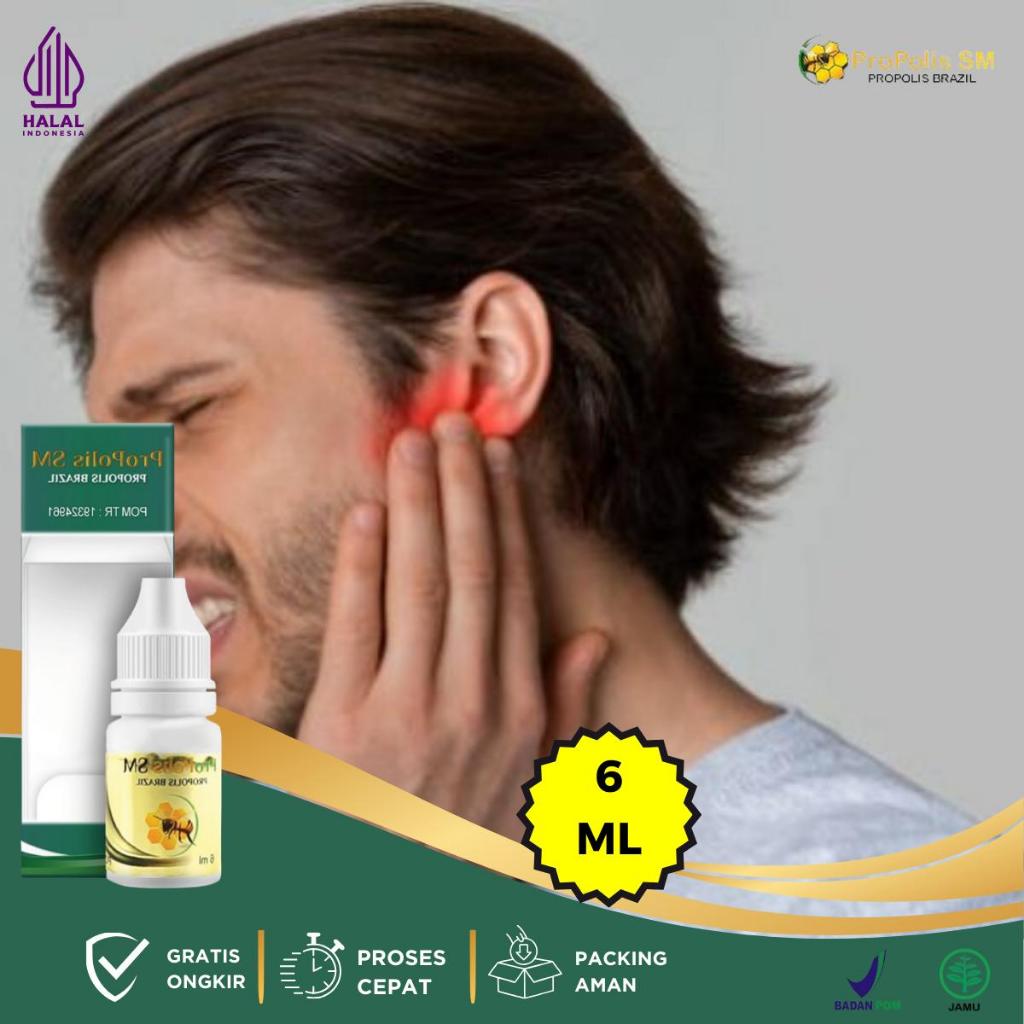 Obat Tetes Telinga Berdengung Terus Menerus Untuk Anak & Dewasa - Propolis SM