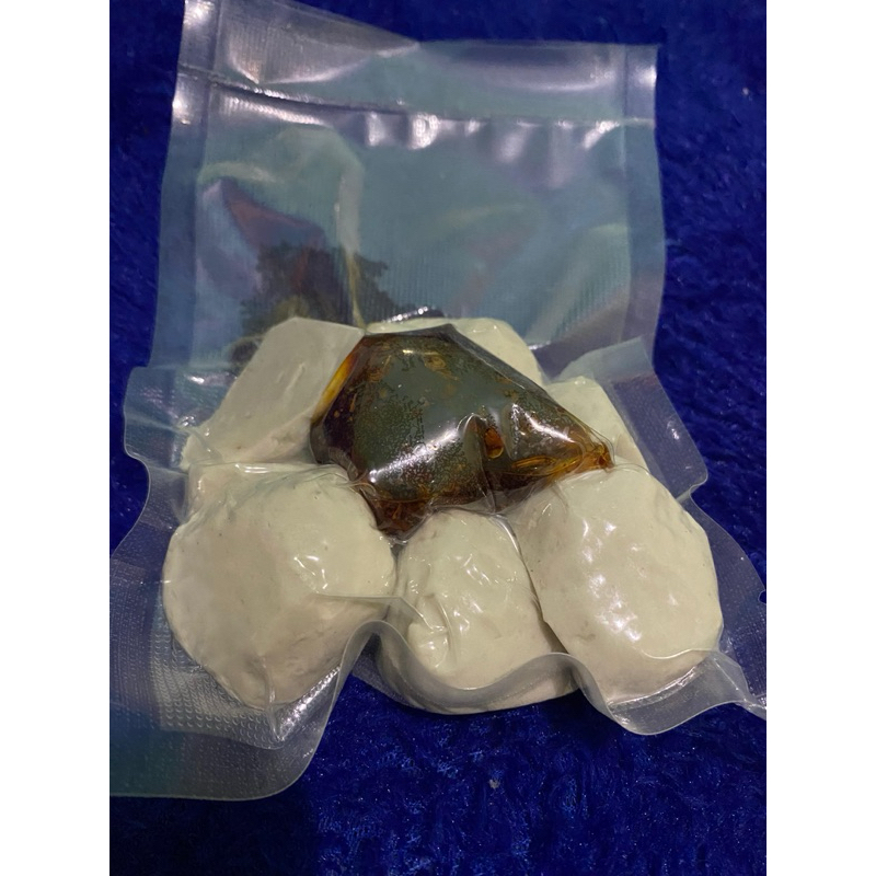 

basreng mentah chili oil vacum isi 7 free chili oil/basreng mentah ikan
