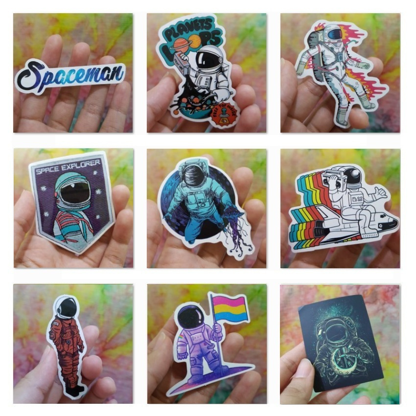 

[PROMO] 36 Sticker OUTER SPACE (Decal Waterproof, Koper, Laptop dll)