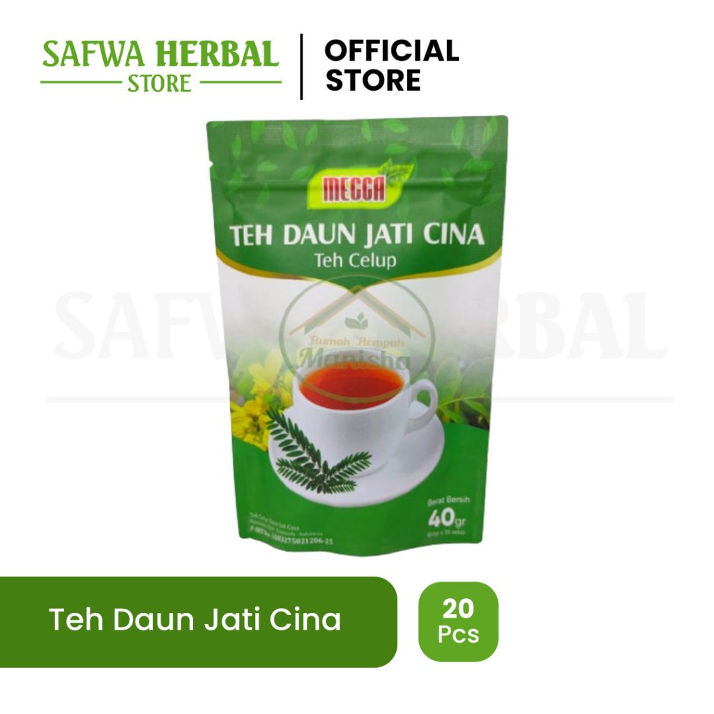 

Teh Daun Jati Cina Teh Herbal Pelangsing Isi 20 Kantong