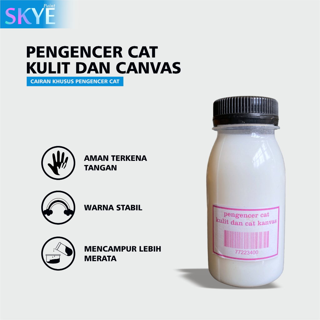 Pengencer Cat Sepatu Cat Akrilik Leather Paint Cat Kanvas Cat Kulit