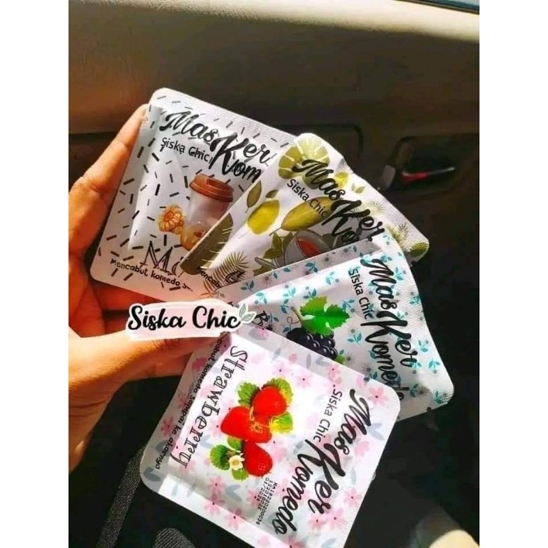 MASKER KOMEDO SISKA CHIC BPOM ORIGINAL
