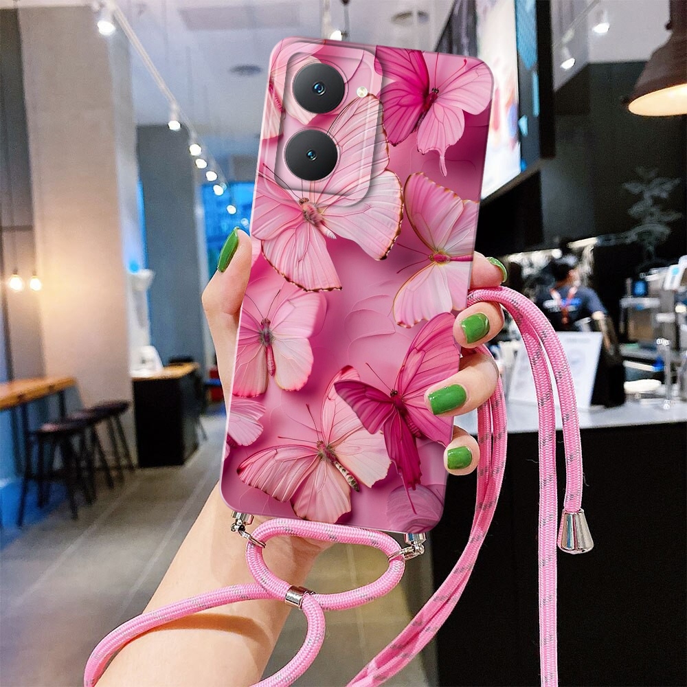 CM_Id8 Softcase Tali For Vivo Vivo Y21 - Y21s - Y21A - Y21T - Y33 Case Terabaru - Case Cantik - Case