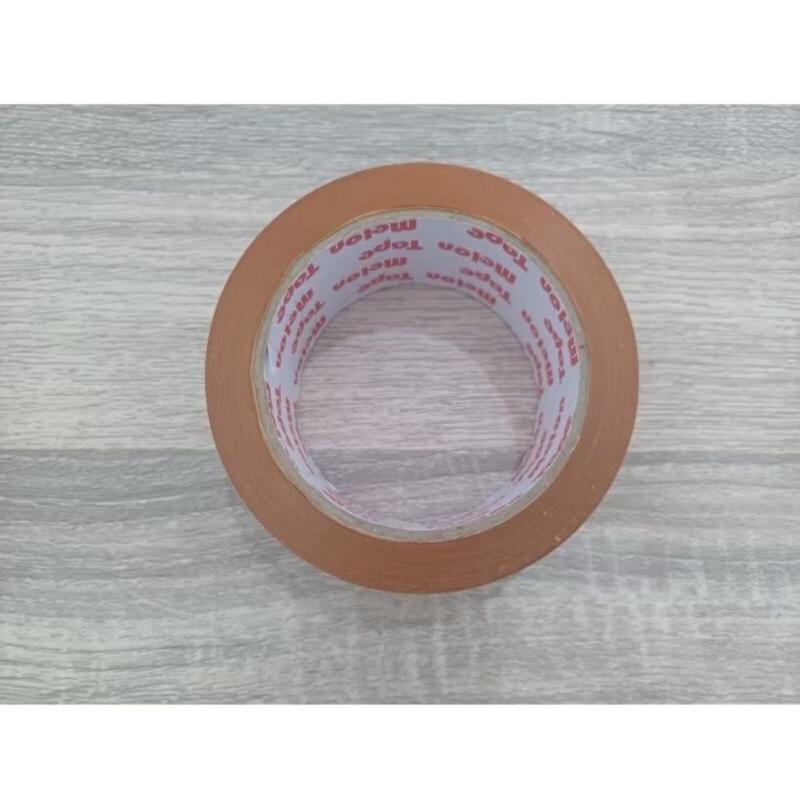 

CALTOV Lakban/ Isolasi Bening / Isolasi Coklat MELON TAPE 45mm x 90yard || Super Lengket (1pcs) Isolasi Murah