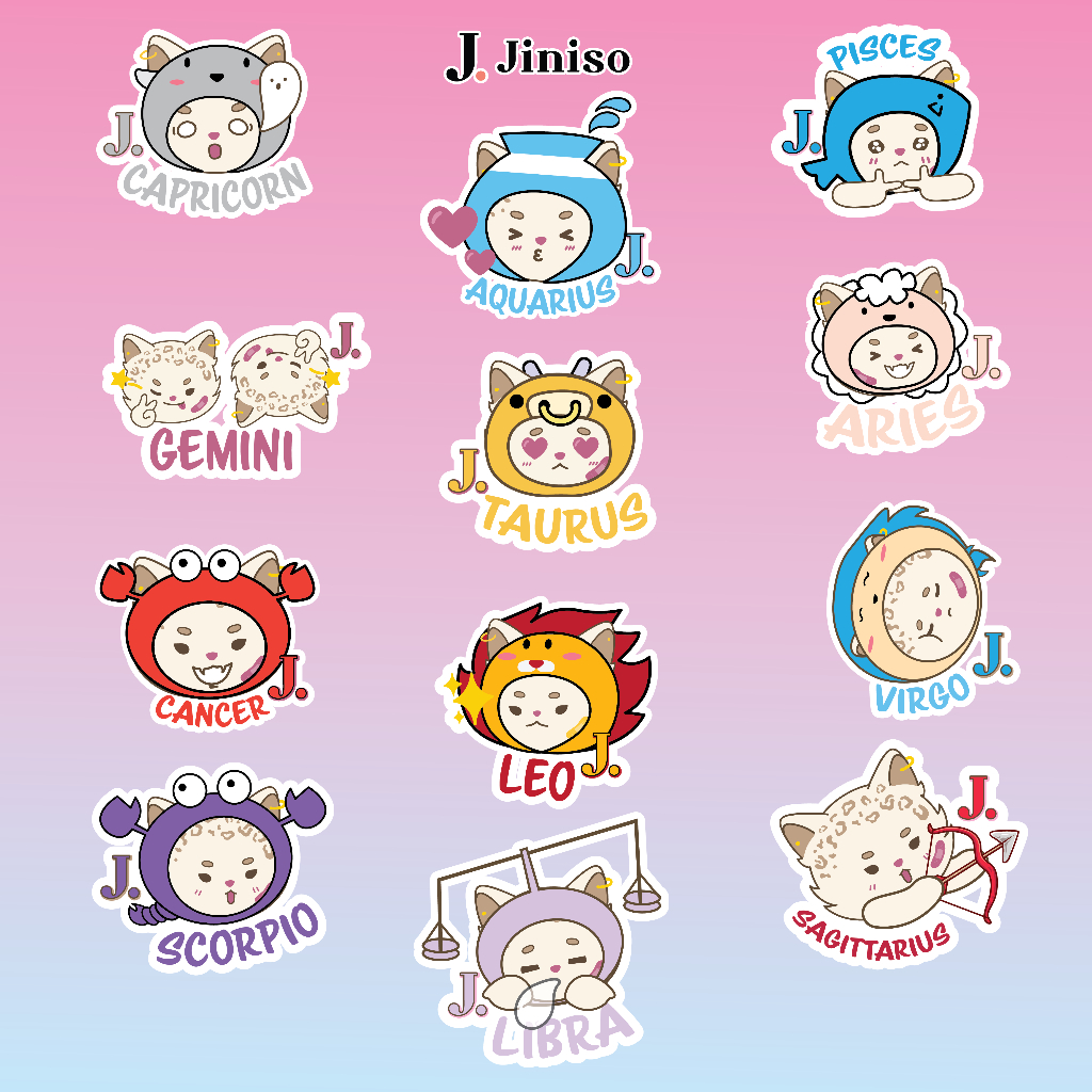 JINISO - GENJIO Full Sticker Pack