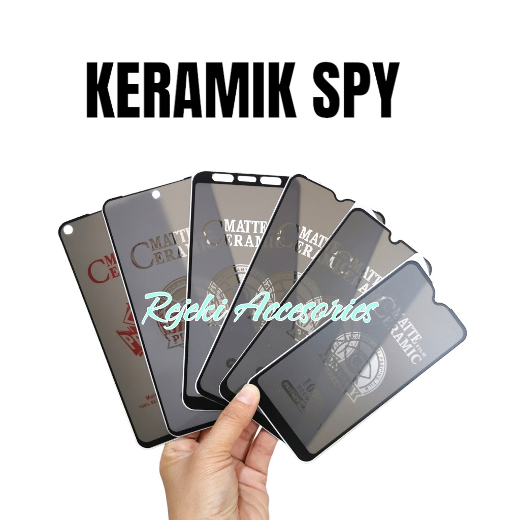 ANTIGORES REDMI NOTE 13  5G / REDMI NOTE 13 4G ANTI PECAH CERAMIC SPY ANTI GORES