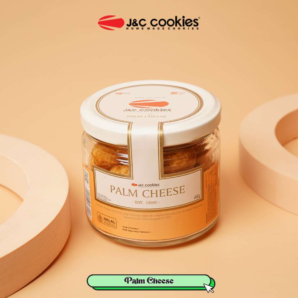 

J&C Cookies Toples Kaca Palm Cheese