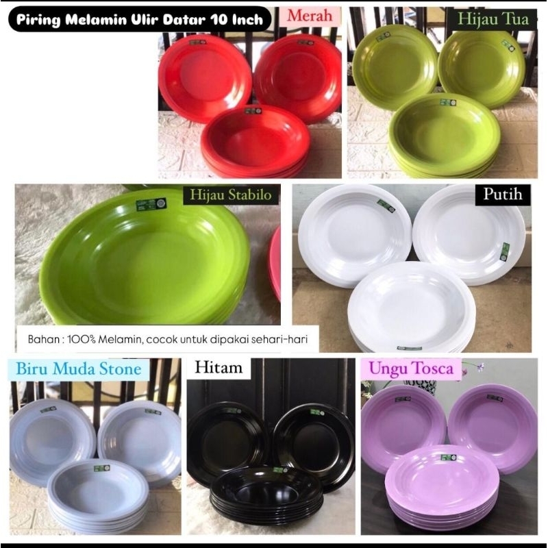 Piring melamin ulir Golden flying fish 10 inch, piring melamin, piring melamin ulir