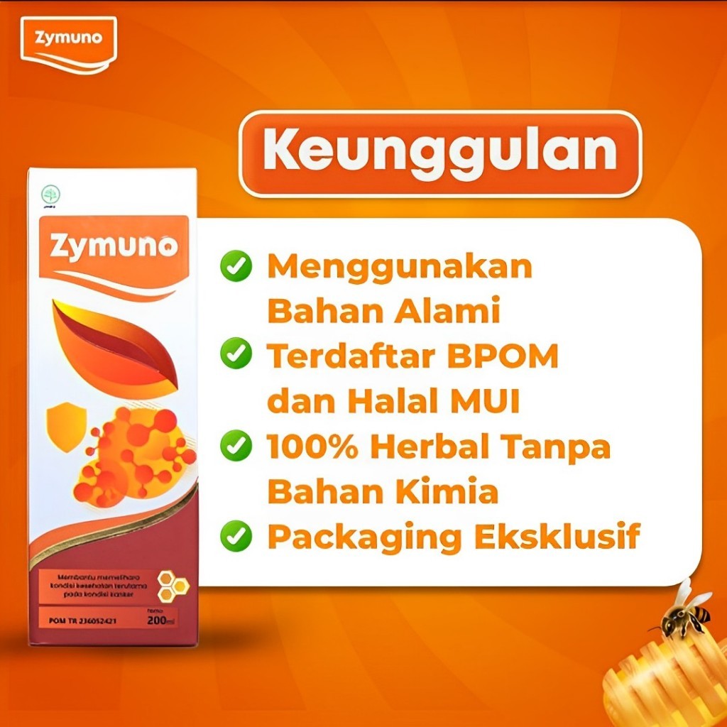 

Zymuno - Madu Herbal Membantu Cegah Kanker Tingkatkan Daya Tahan Tubuh 1 Botol