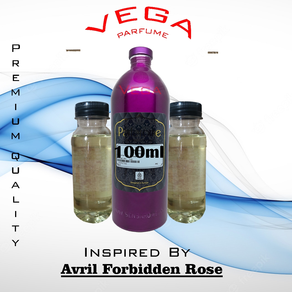 AVRIL FORBIDDEN ROSE PARFAROME PREMIUM 100ML REPACK MURNI BIBIT