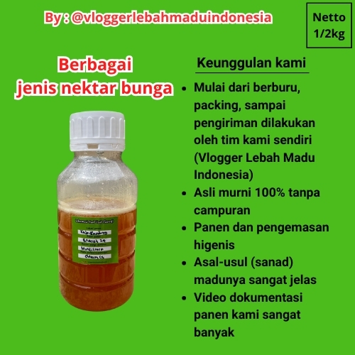 

Madu Asli Hutan Liar Murni 100% Tanpa Campuran Apapun from the forests of West Java (500g)