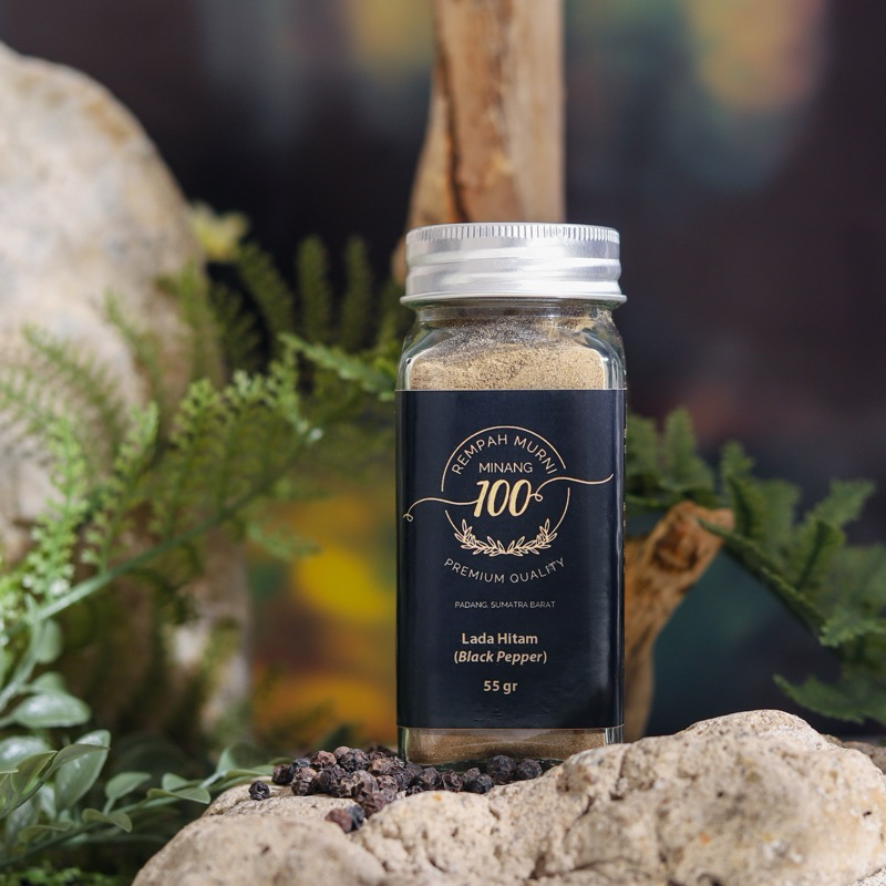 

Rempah Minang Lada Hitam Bubuk / Black Pepper Powder