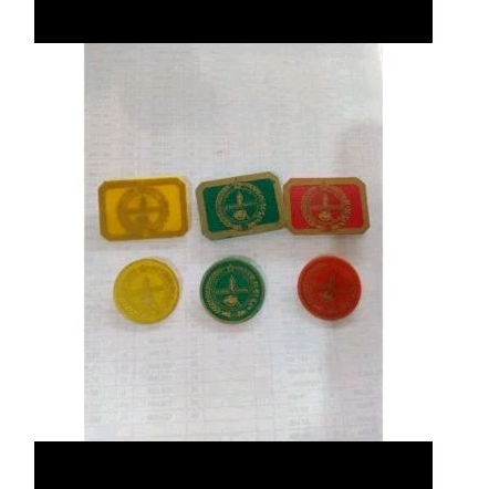 Pin topi baret / Boni mika tebal