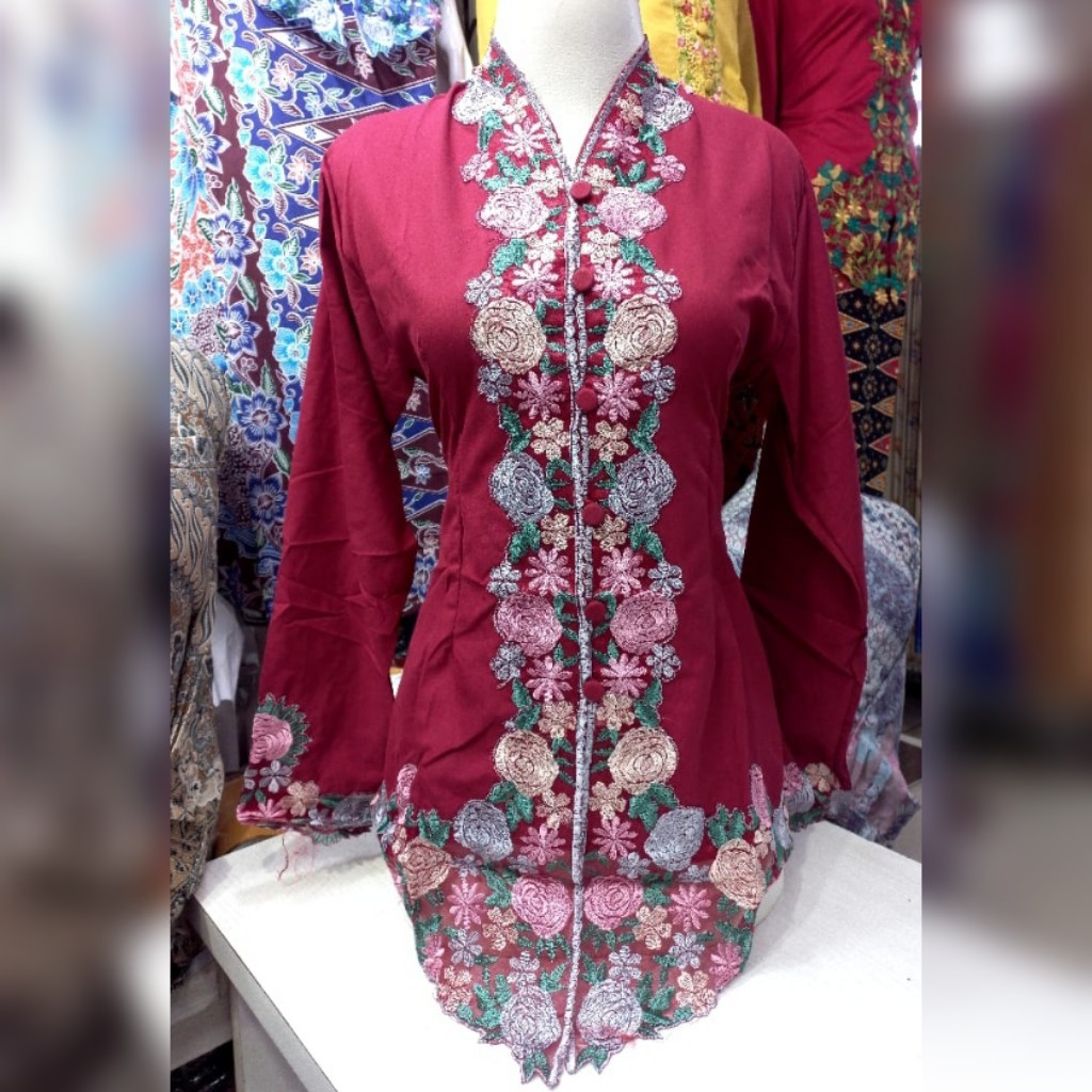KEBAYA BORDIR/KEBAYA BORDIR MODERN/KEBAYA BORDIR ENCIM/KEBAYA BORDIR LENGAN PANJANG