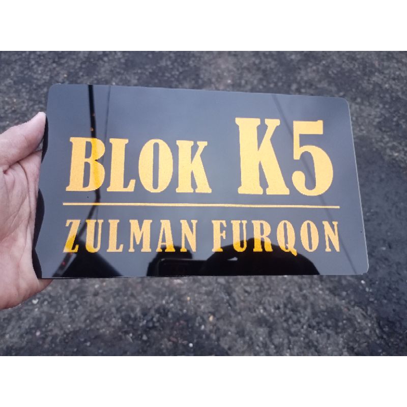 

Papan Rumah Akrilik Bebas Design