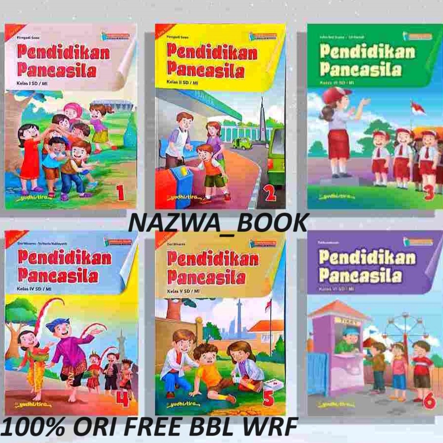 

KODE J44W BUKU PENDIDIKAN PANCASILA KURMER KLS 123456 YUDHISTIRA
