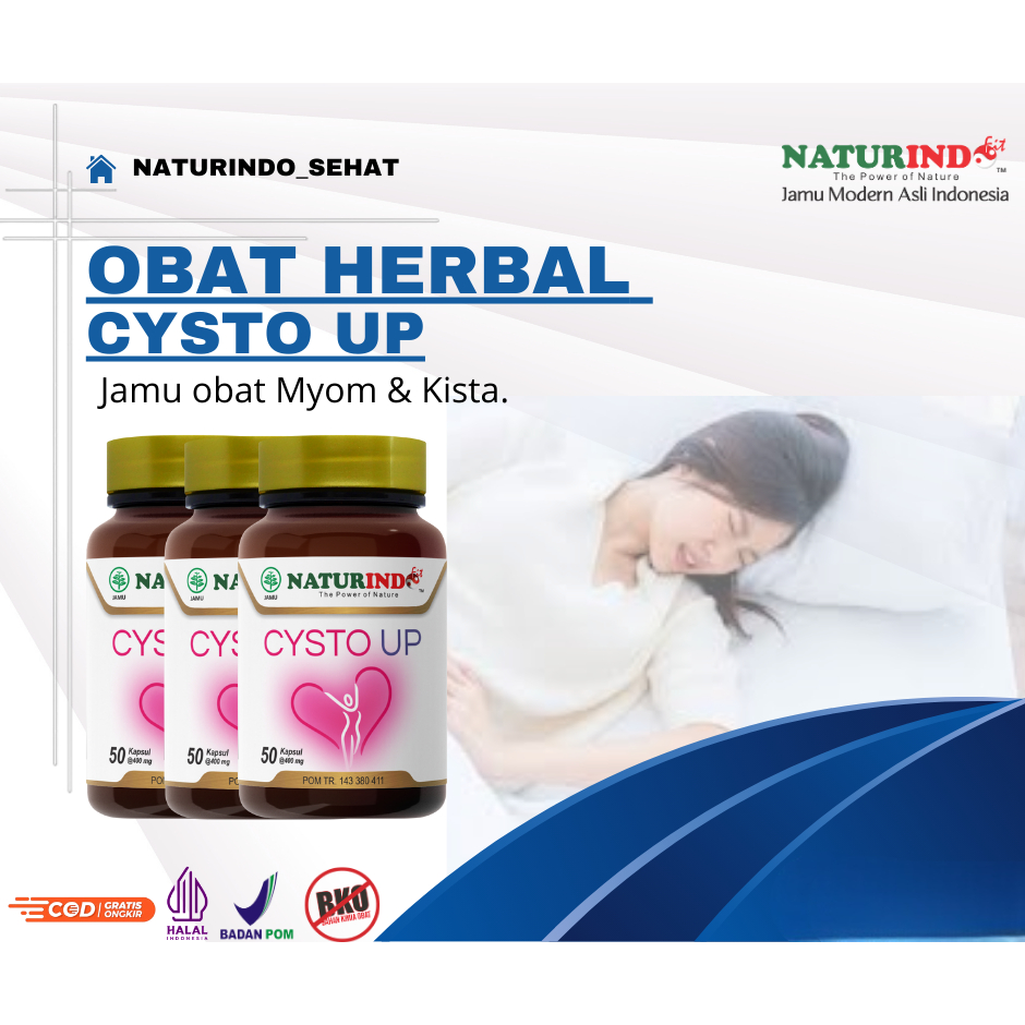 Herbal CYSTO UP Naturindo (Spesial Myom & Kista)