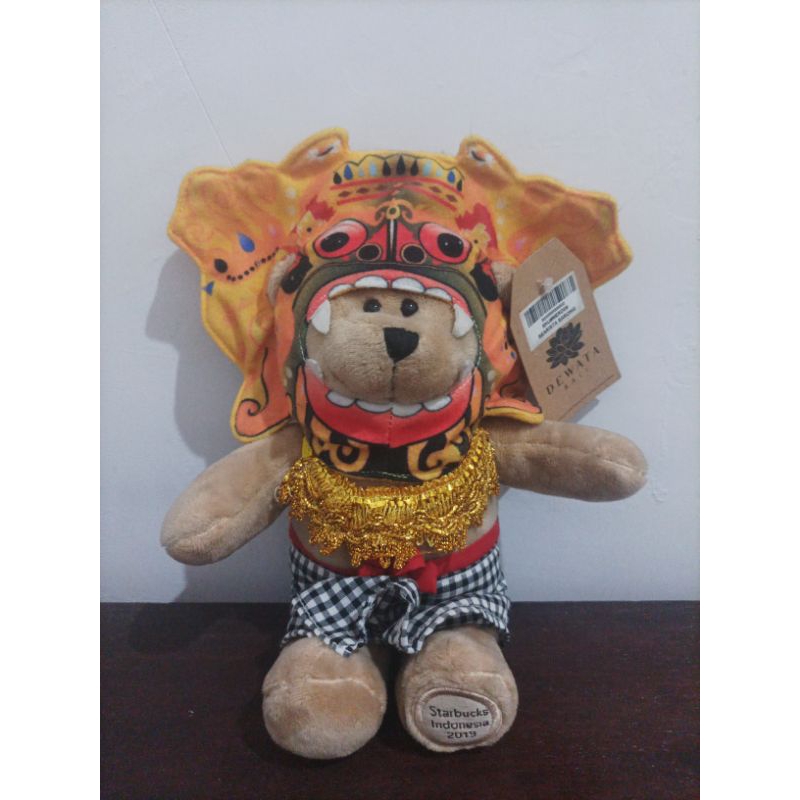 Boneka Starbucks Bearista 2019 Barong Bali