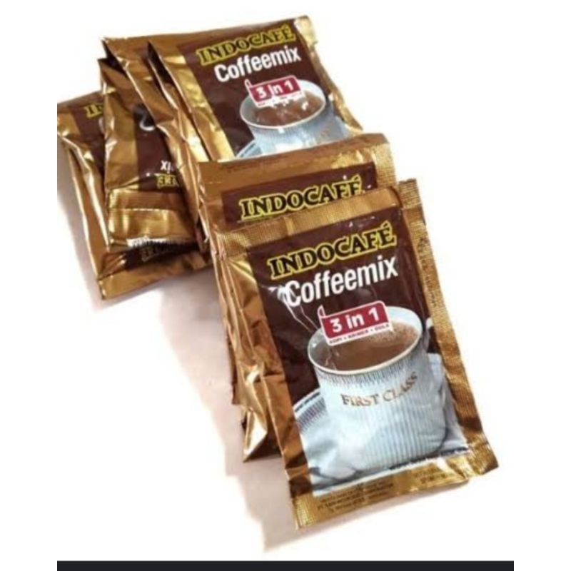 

Kopi Indocafe Coffeemix 3 in 1 Krimer 1 Renteng isi 10 sachet Termurah