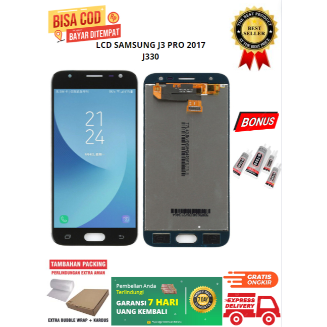 LCD J3 PRO 2017 J330 FULLSET TOUCHSCREEN ORIGINAL