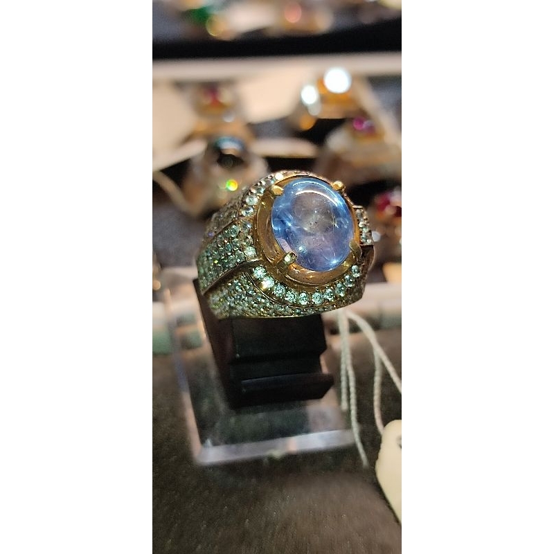 Natural Blue Sapphire Star Ceylon Kristal