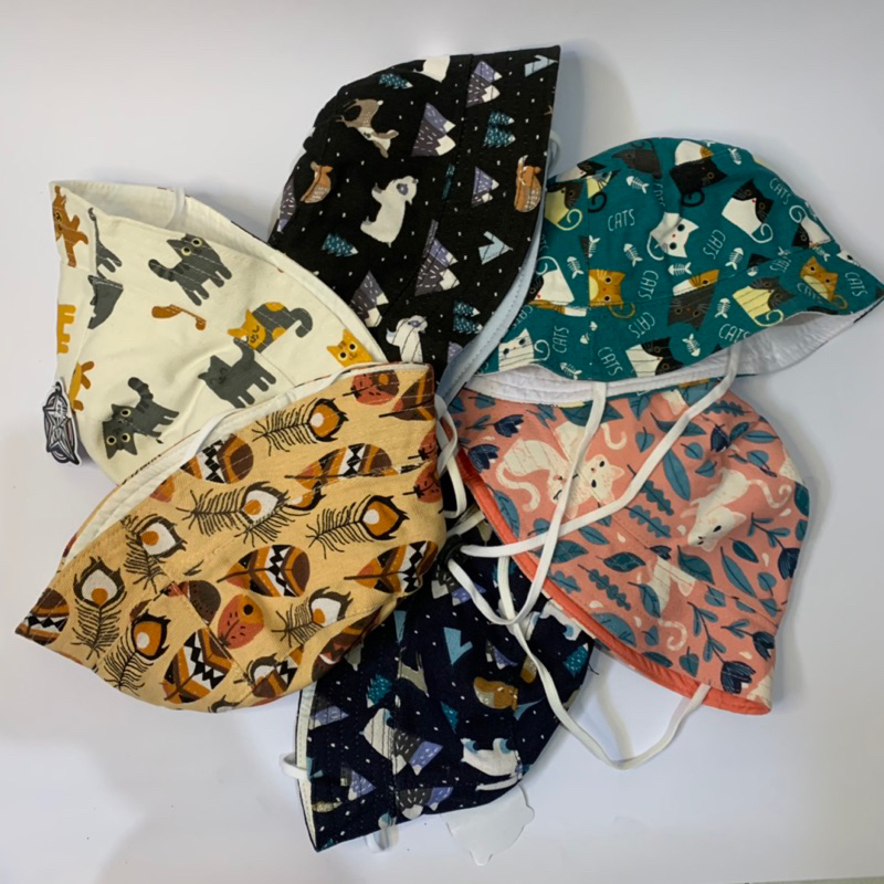 Topi Anak Bucket Tali Terbaru Motif Lucu Bahan Kanvas