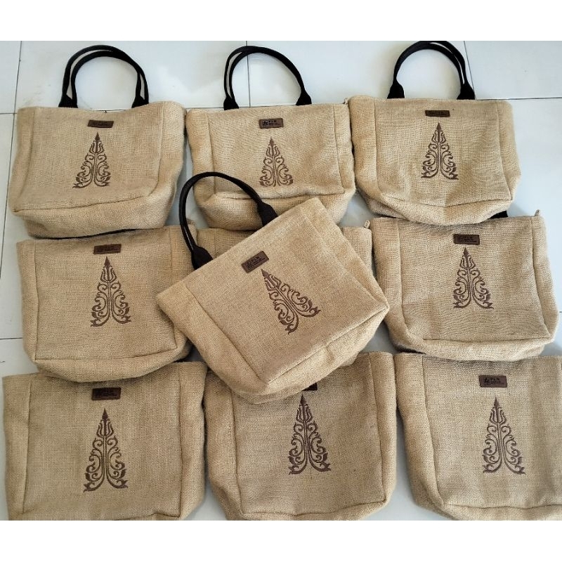 Tas goni/Tote bag goni/tas custom/tas bordir goni