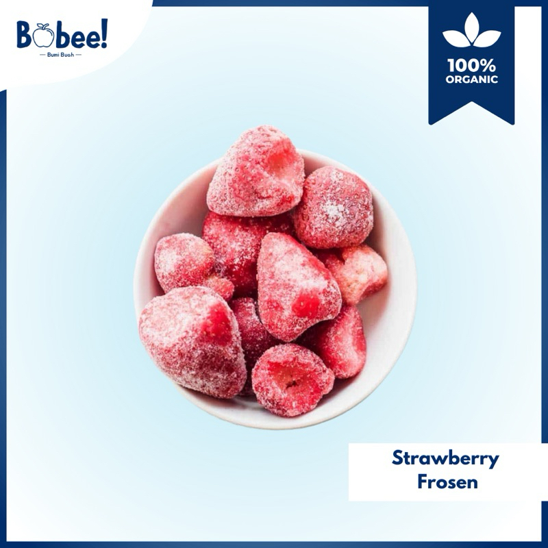 

Strawberry Frozen 1kg Fresh & Premium | Bobee.official - (Instant/Sameday)