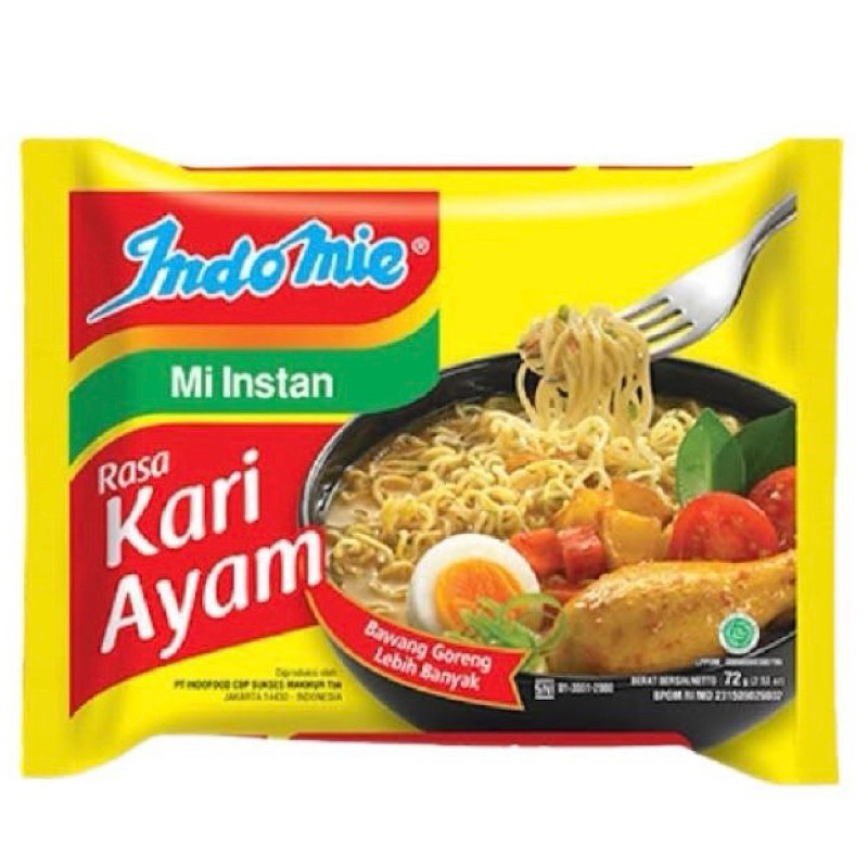 

INDOMIE MIE INSTANT KARI AYAM 72g