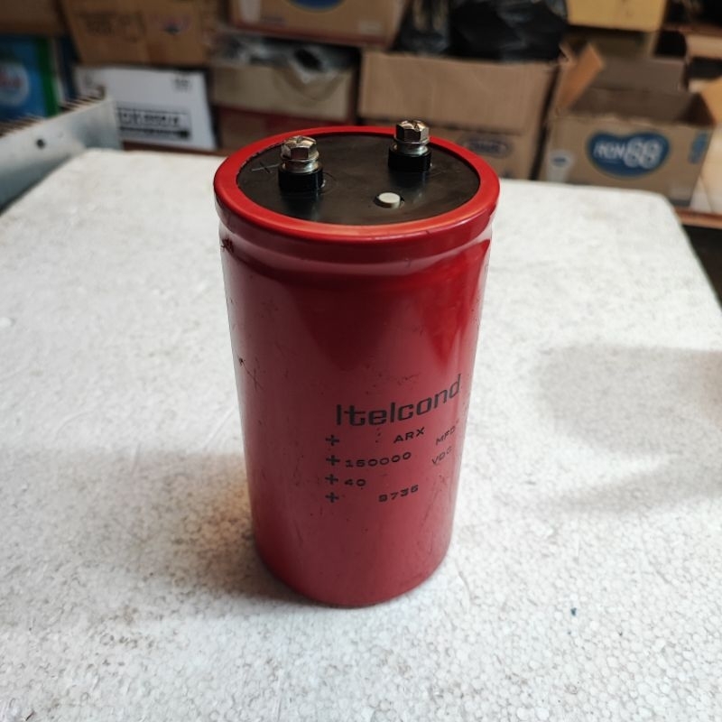 Condensator Elco ITELCOND made in Italy 150000uF 40VDC