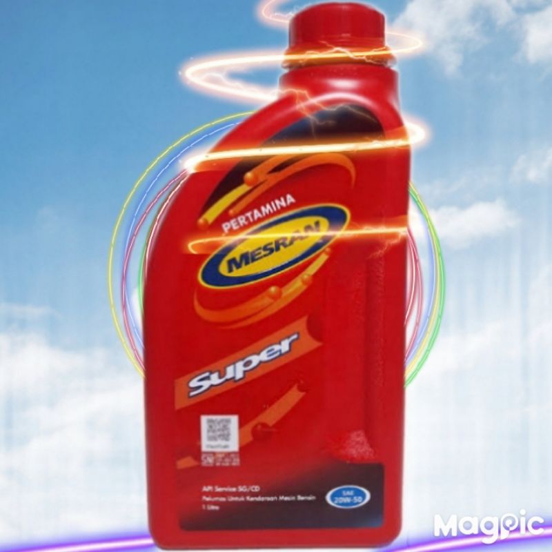 Oli Mesran 20W 50 Kemasan 1 Liter